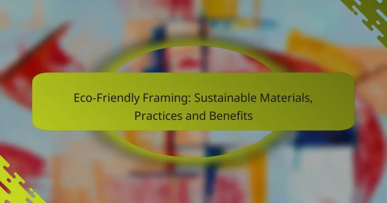 Eco-Friendly Framing: Sustainable Materials, Practices and Benefits